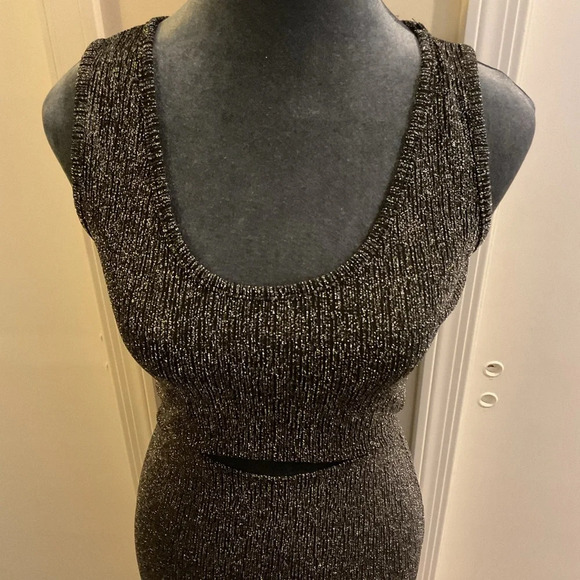 🖤 NWT See You Monday Marled Grey Cocktail Dress - Picture 3 of 6